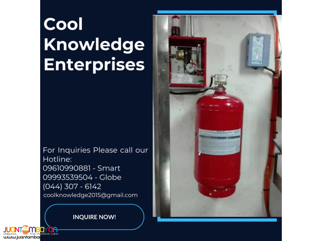 WE SUPPLY AND INSTALL [ FIRE SUPPRESSION SYSTEM ]
