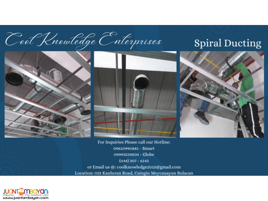 SERVICES / FABRICATE / SUPPLY AND INSTALLATION -- DUCTING WORKS