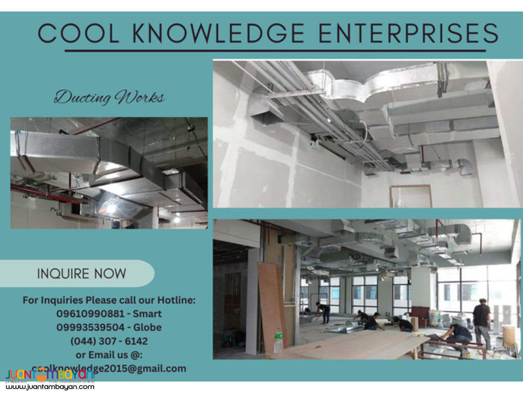 WE INSTALL OF DUCTING WORKS -- BULACAN