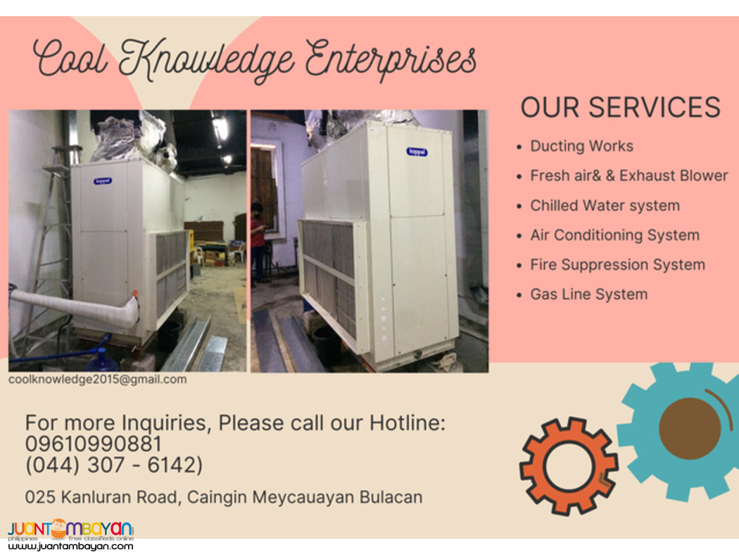 air conditioning system -fabricate,supply and installation