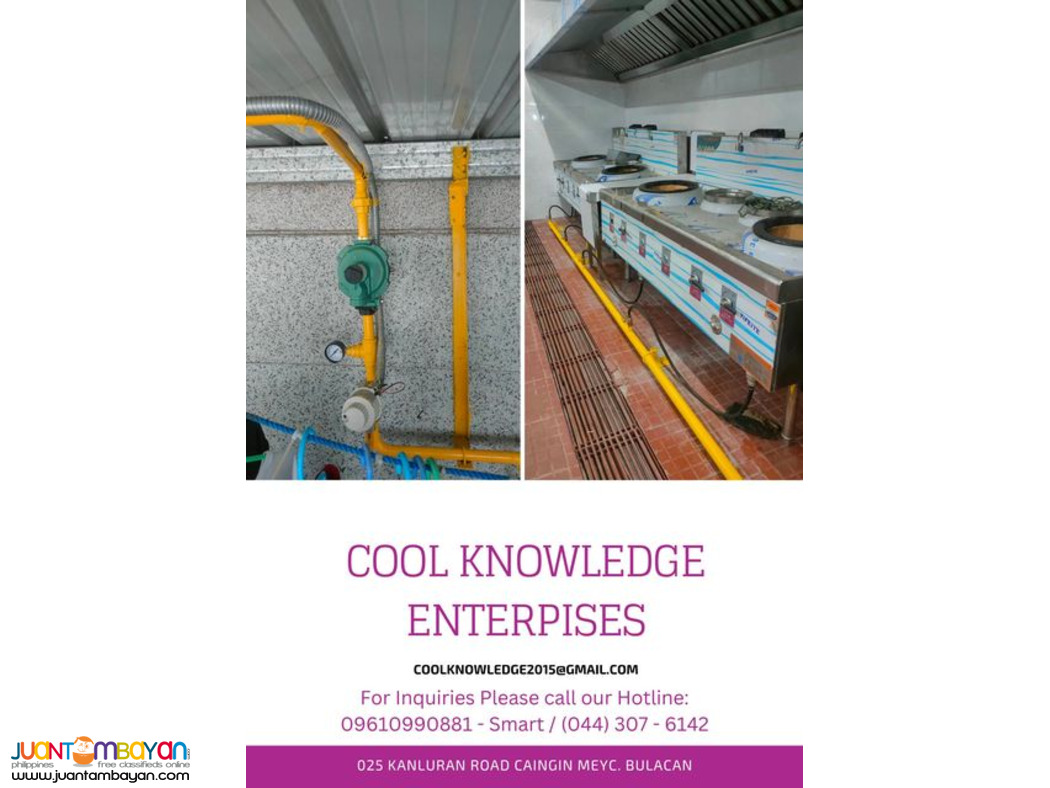 gas line system -- installation , supply