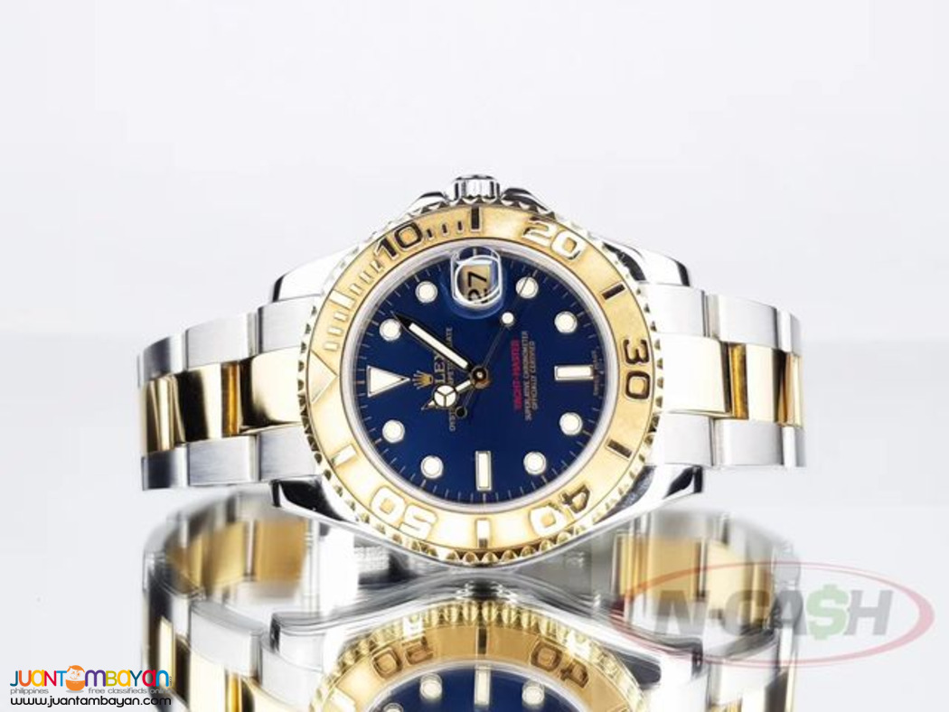 Rolex Yacht-Master 35 Steel Gold Blue Dial