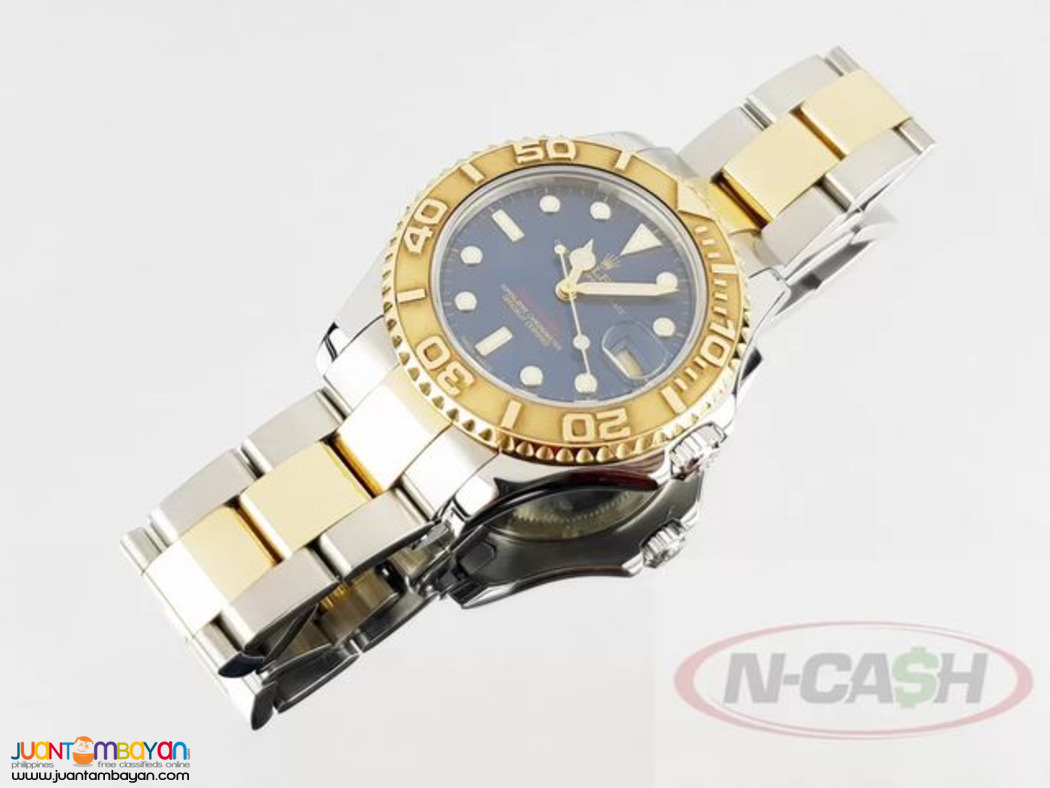 Rolex Yacht-Master 35 Steel Gold Blue Dial