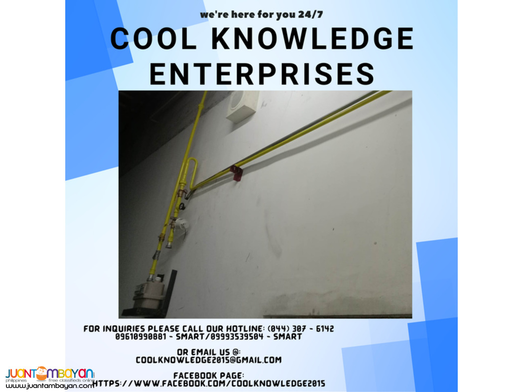 GAS LINE SYSTEM -- WE SERVICE, SUPPLY AND INSTALL