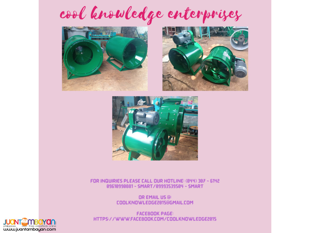 EXHAUST -{ FRESH AIR BLOWER SYSTEM }- SUPPLY AND INSTALALTION