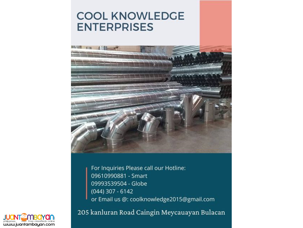 spiral ducting -( supply and installation )- bulacan