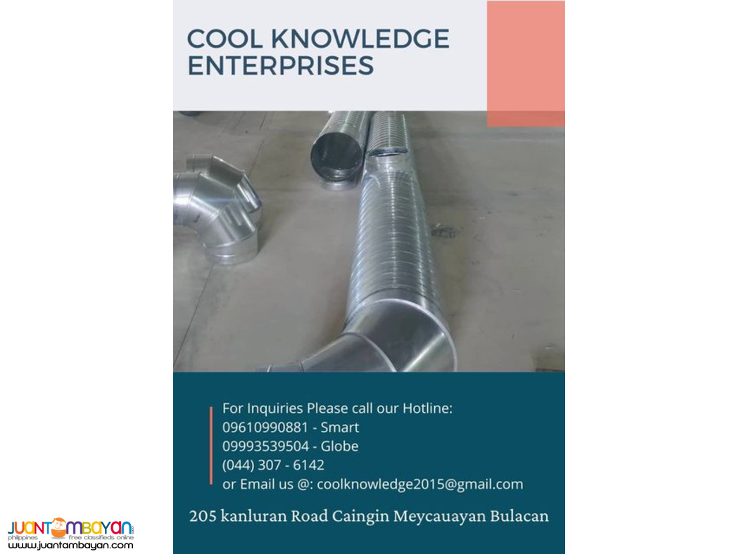 spiral ducting -( supply and installation )- bulacan