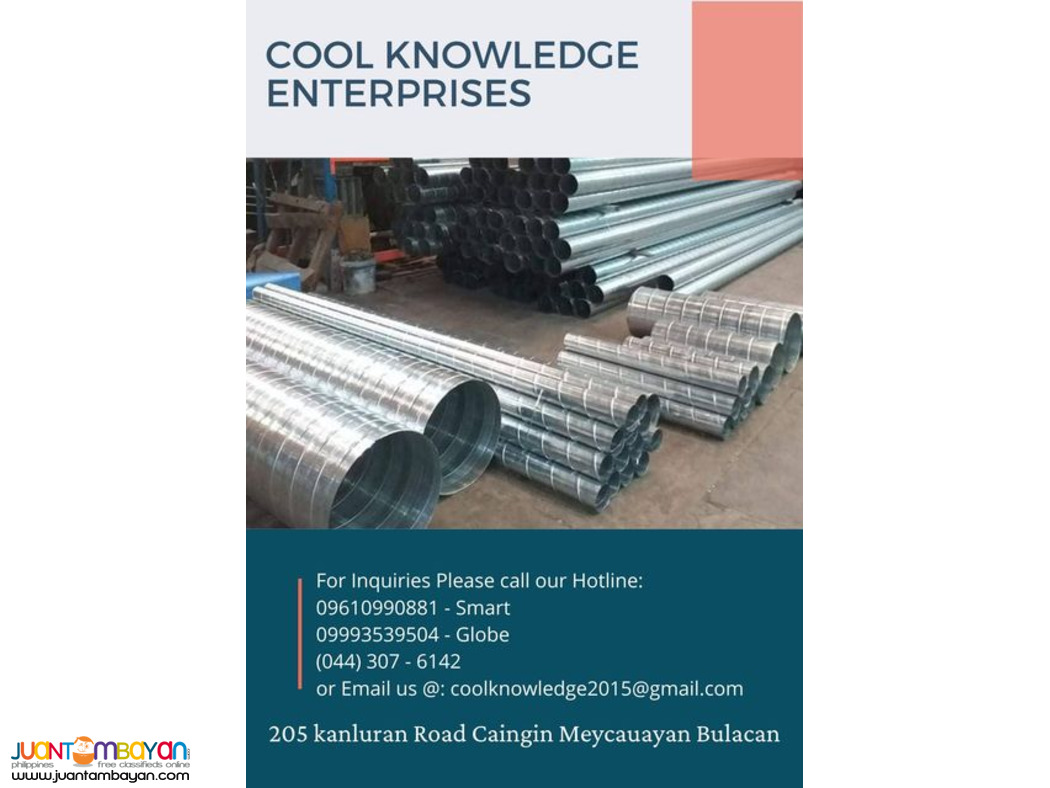 spiral ducting -( supply and installation )- bulacan