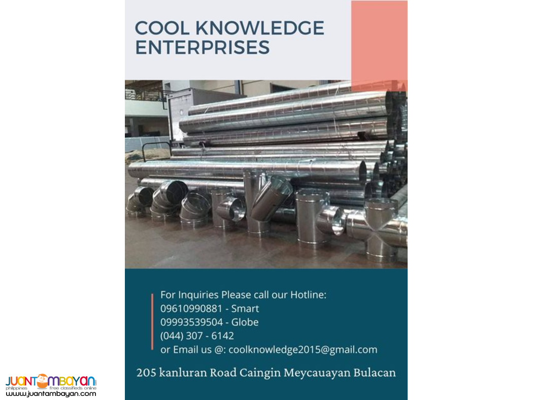 spiral ducting -( supply and installation )- bulacan