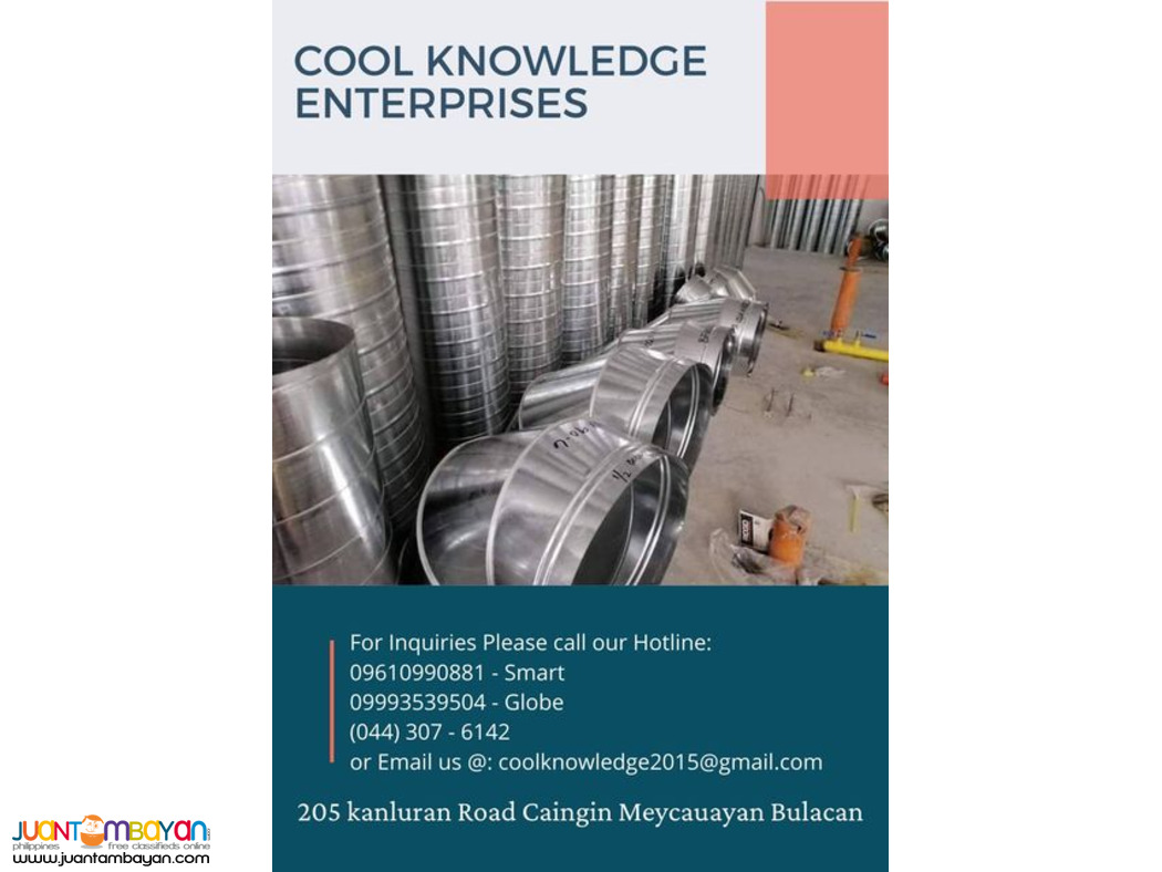 spiral ducting -( supply and installation )- bulacan