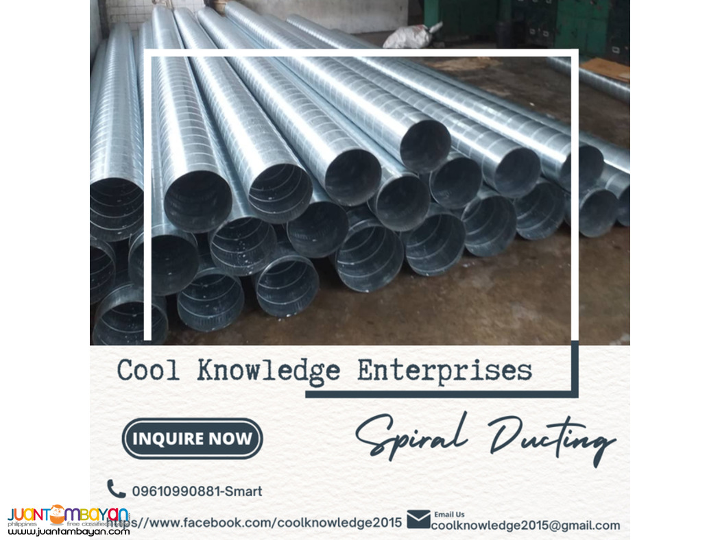 we supply and install of spiral ducting system -- bulacan