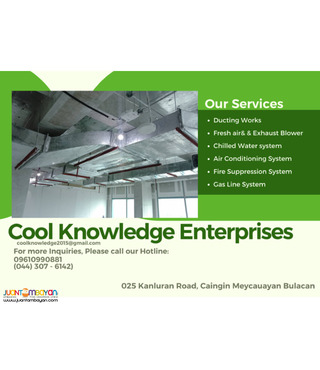 WE FABRICATE - SUPPLY AND INSTALLATION OF DUCTING WORKS