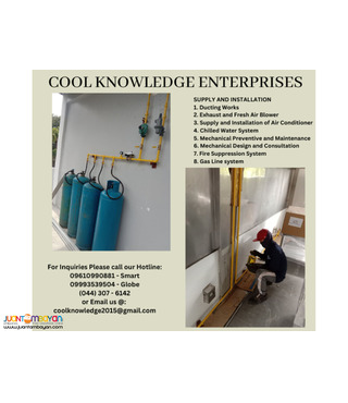 GAS LINE SYSTEM -- SUPPLY AND INSTALLATION [ MEYC.]