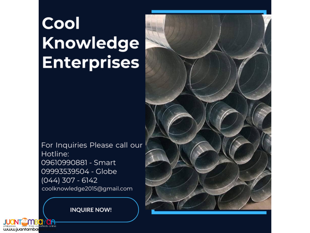 we install and supply of spiral ducting -- meycauayan