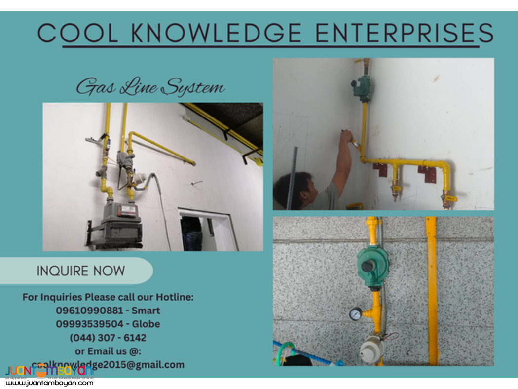 supply and installation of gas line system -- meycauayan