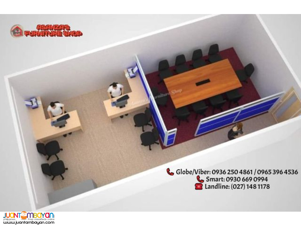 Office Cubicles/Partitions/Dividers/Conference Desk/Chair