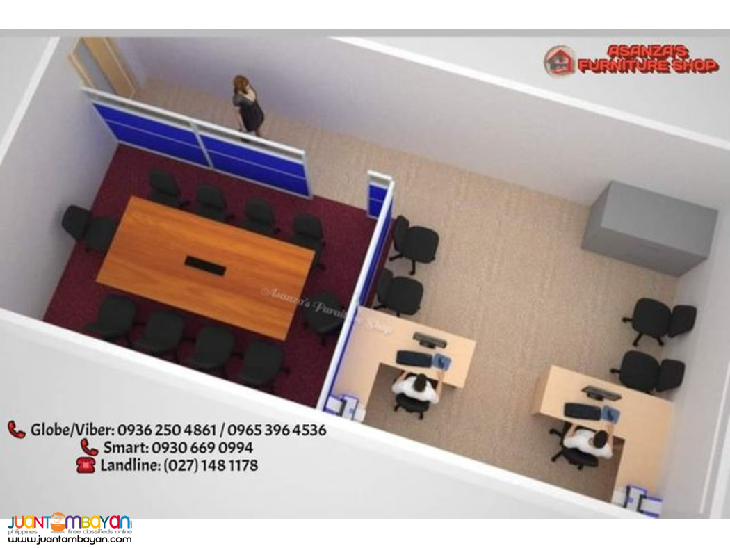 Office Cubicles/Partitions/Dividers/Conference Desk/Chair