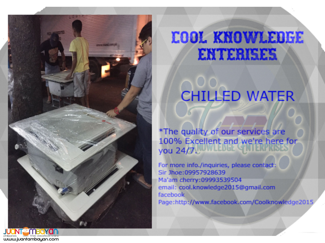 chilled water system -- installation and supply