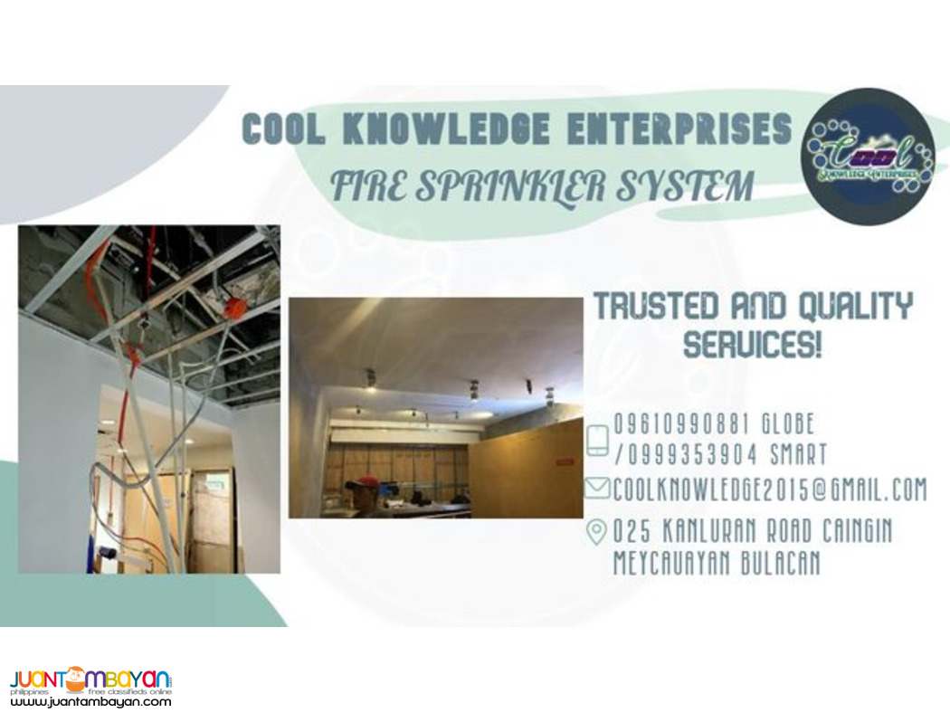 FIRE SPRINKLER -- SUPPLY AND INSTALLATION