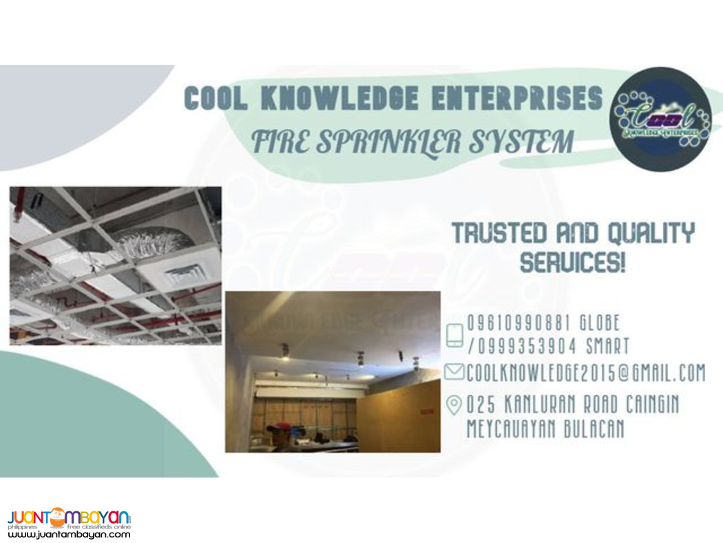 FIRE SPRINKLER -- SUPPLY AND INSTALLATION