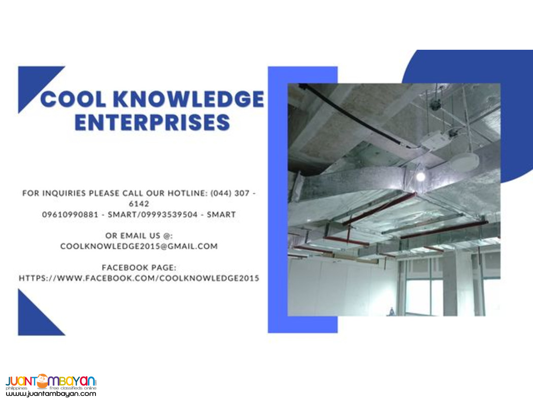 (DUCTING SYSTEM) WE SUPPLY AND INSTALL