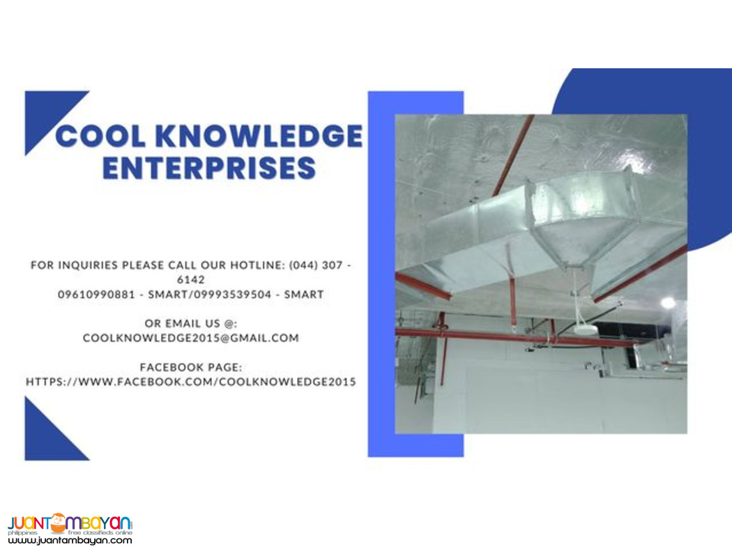 DUCTING WORKS -- MANILA/MEYCAUAYAN - SUPPLY AND INSTALL