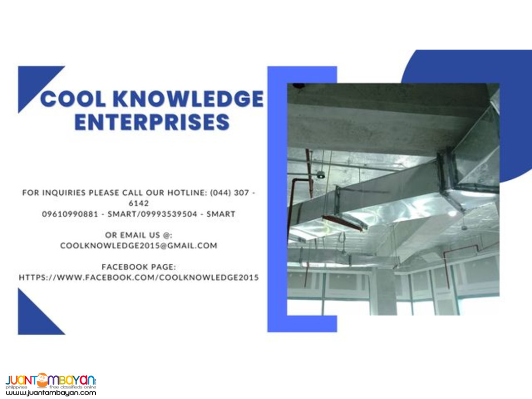 DUCTING WORKS -- MANILA/MEYCAUAYAN - SUPPLY AND INSTALL