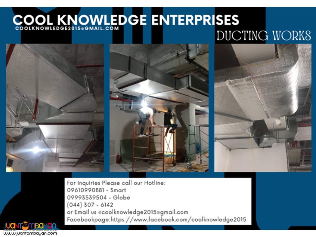 SERVICES,FABRICATE,SUPPLY AND INSTALLATION DUCTING SYSTEM