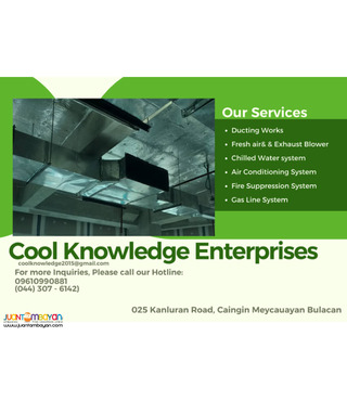 ducting system [ supply and installaion,services,fabricate ]