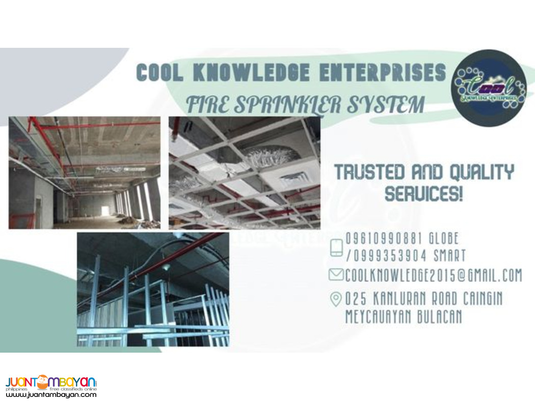 fire sprinkler system / supply & installation / bulacan
