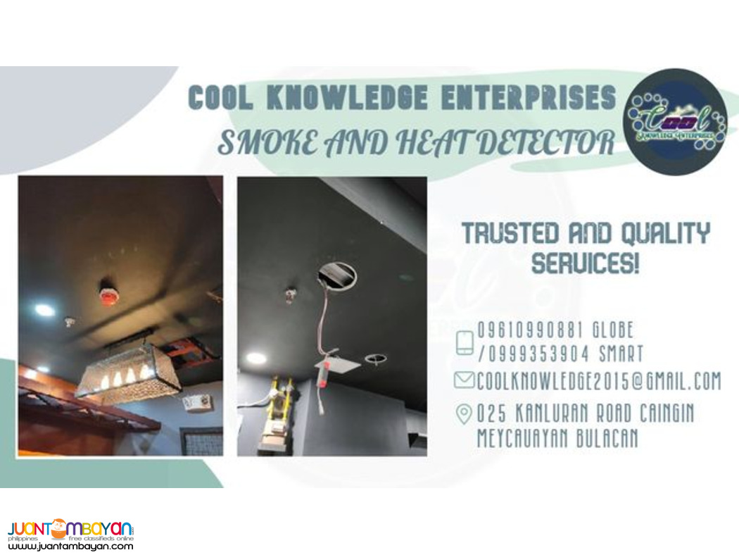 smoke and heat detector -- supply and installation -- bulacan