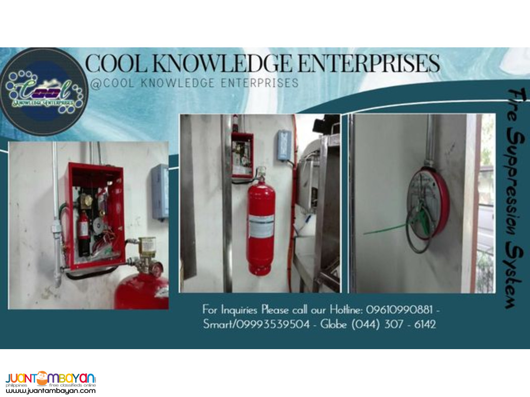 we supply & install of fire suppression system -- bulacan