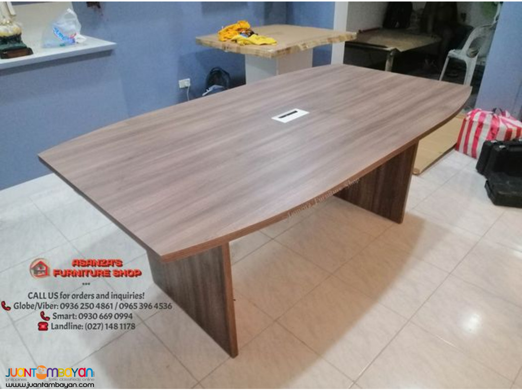 Boat Shaped Conference Table | Customized | Factory Price