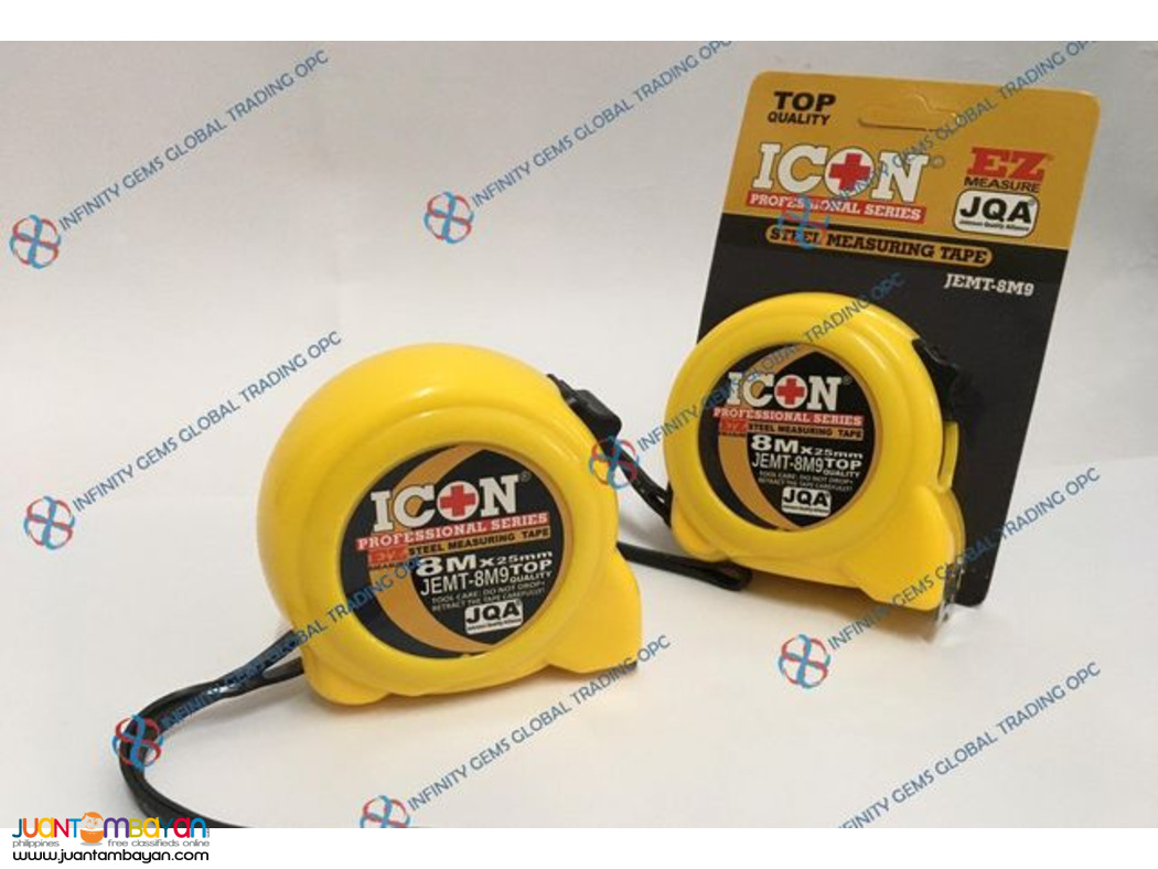 ICON STEEL TAPE MEASURE JEMT-8M9