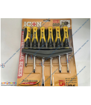 ICON EZ GRIP SCREW DRIVER SET ICSS-6P