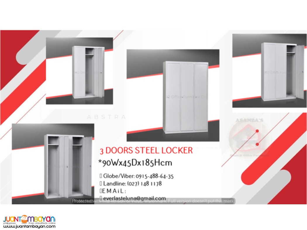 LOCKER 3 DOORS (FACTORY PRICE)