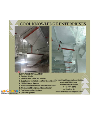 WE SUPPLY AND INSTALL OF DUCTING SYSTEM [ BULACAN ]