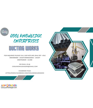 ducting system -- { fabricate, services, supply and installation } -- 