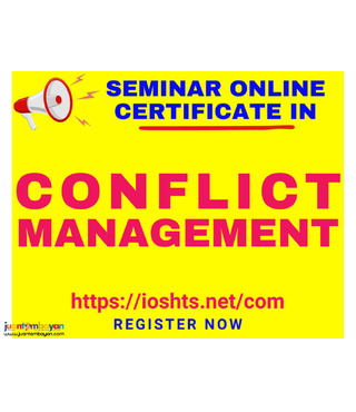 Online Conflict Management Seminar with Certificate