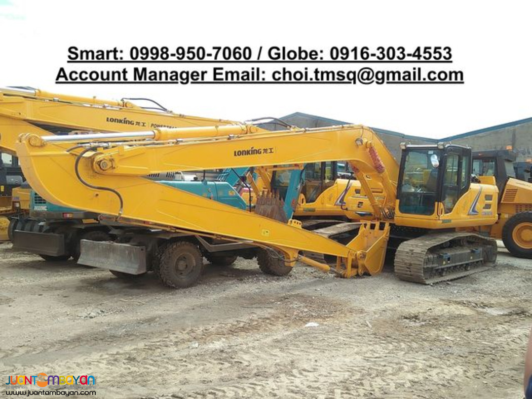 lonking long arm backhoe excavator 0.4cbm cummins engine for sale