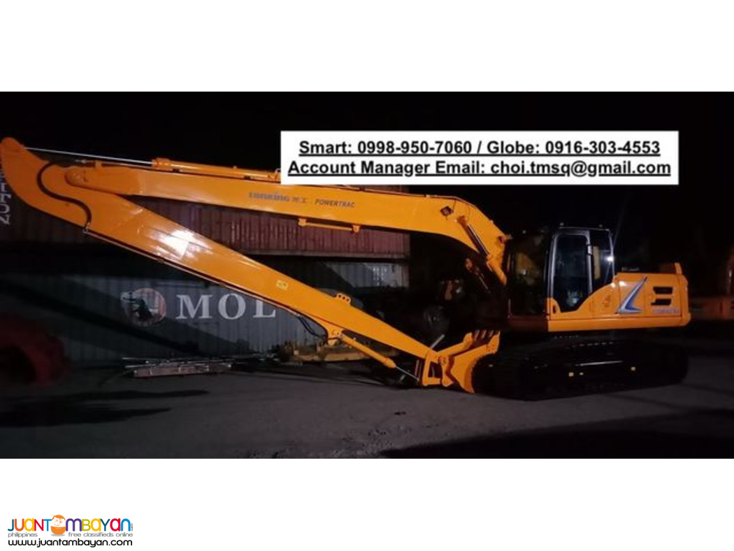 lonking long arm backhoe excavator 0.4cbm cummins engine for sale