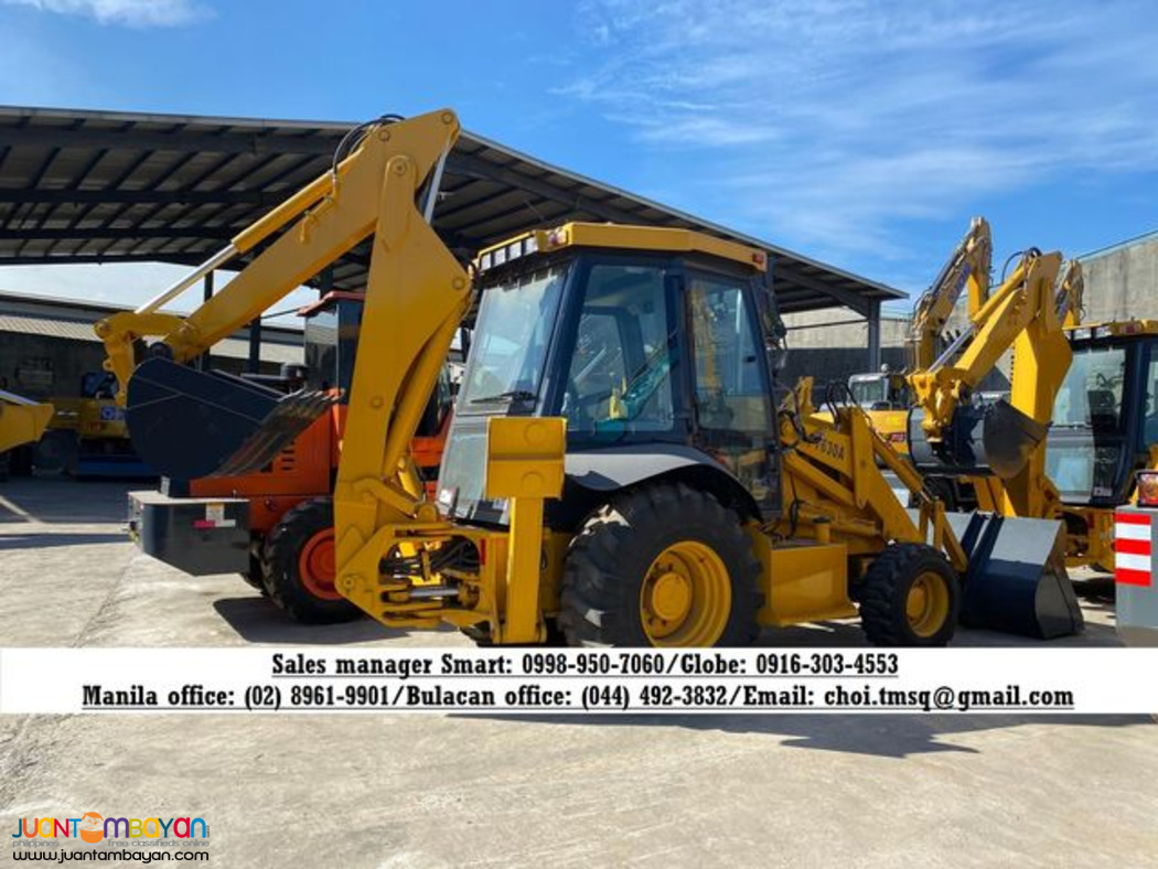 sinomach backhoe loader 0.3cbm/1cbm for sale