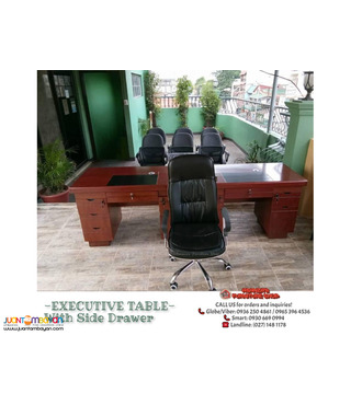 Executive Table With Side Drawer | Direct Factory Price