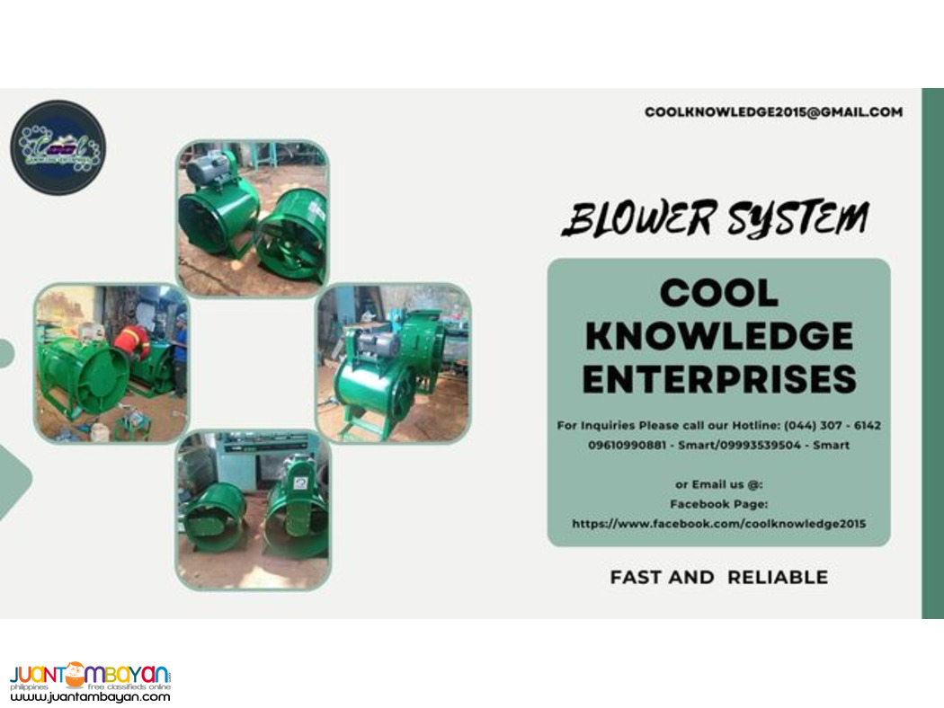 { supply and installation } fresh air blower system - bulacan