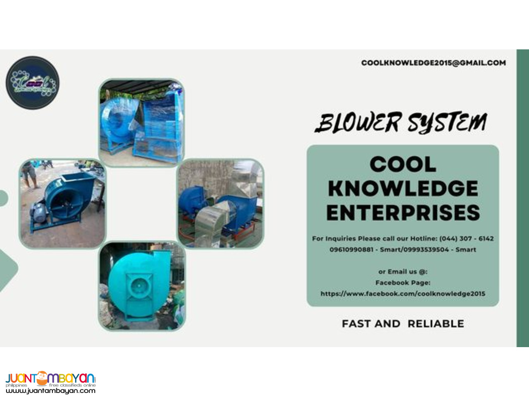 { supply and installation } fresh air blower system - bulacan