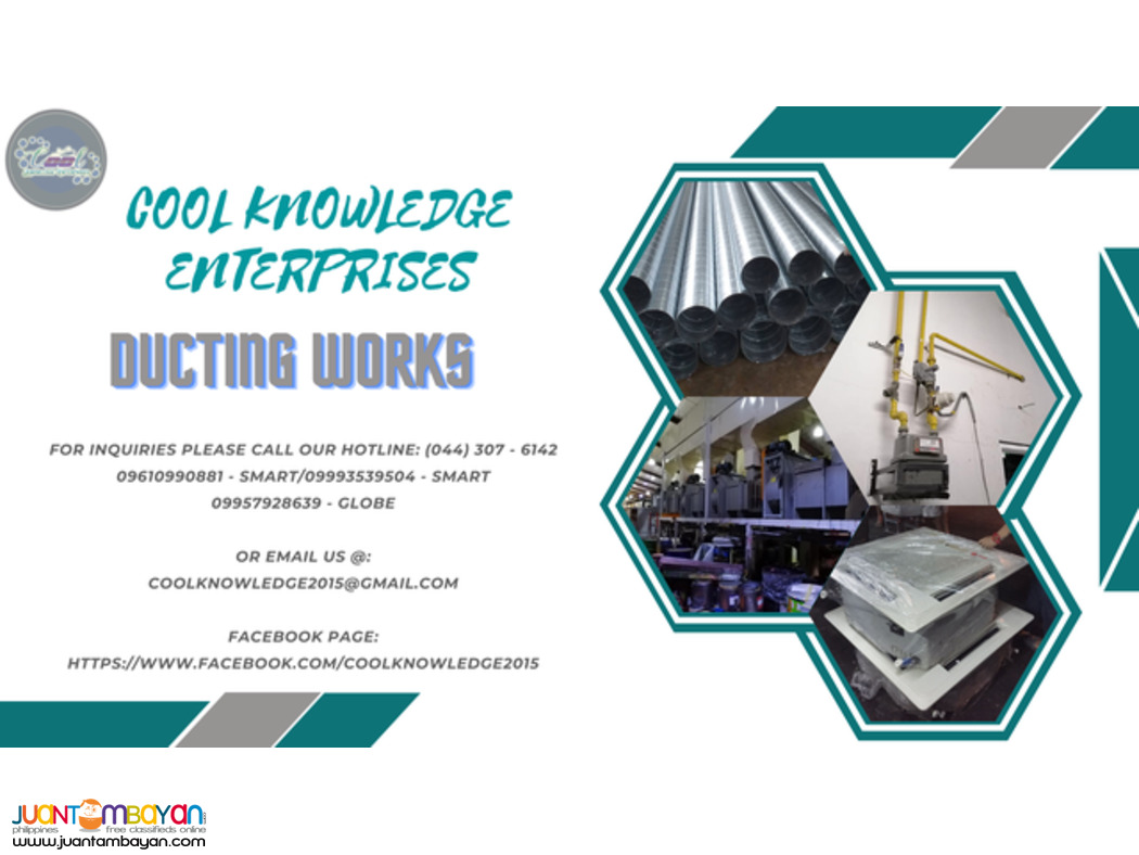 DUCTING SYSTEM -- { SUPPLY AND INSTALLATION }.