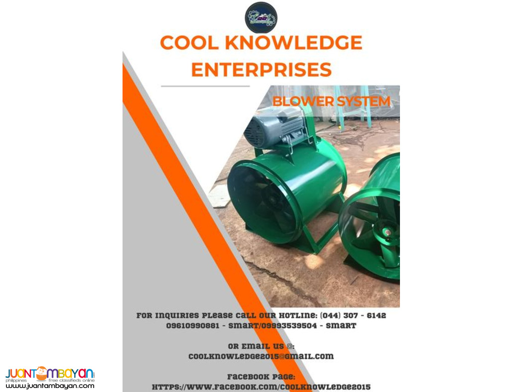 { - supply and installation - } fresh air blower system