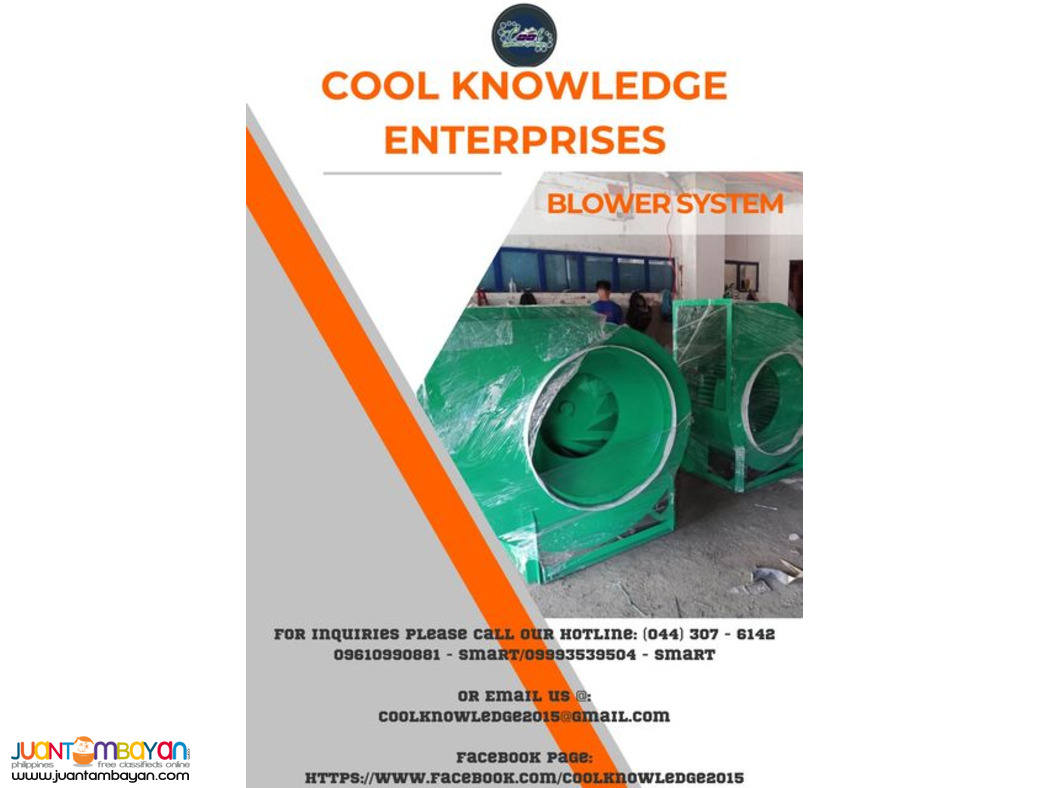 { - supply and installation - } fresh air blower system