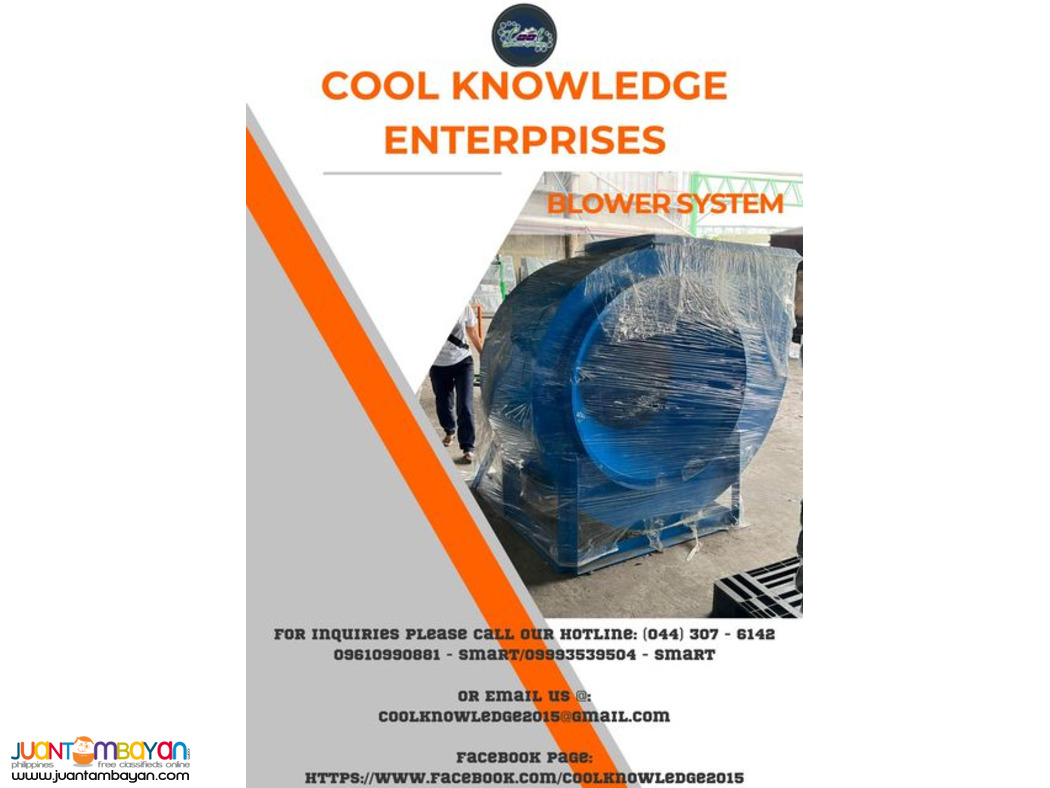 { - supply and installation - } fresh air blower system