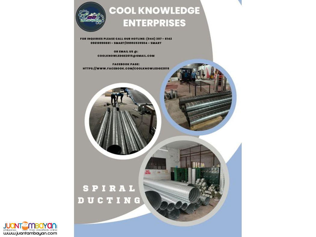 ( bulacan ) we supply and install of spiral ducting